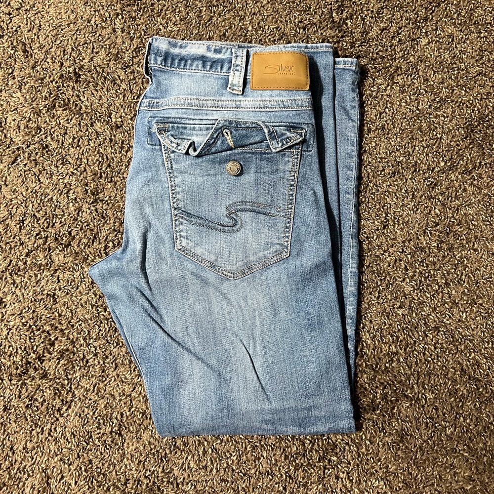 Silver jeans